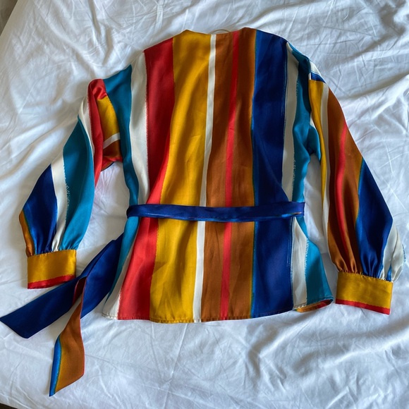 Colourful Stripped Blouse - Picture 4 of 4